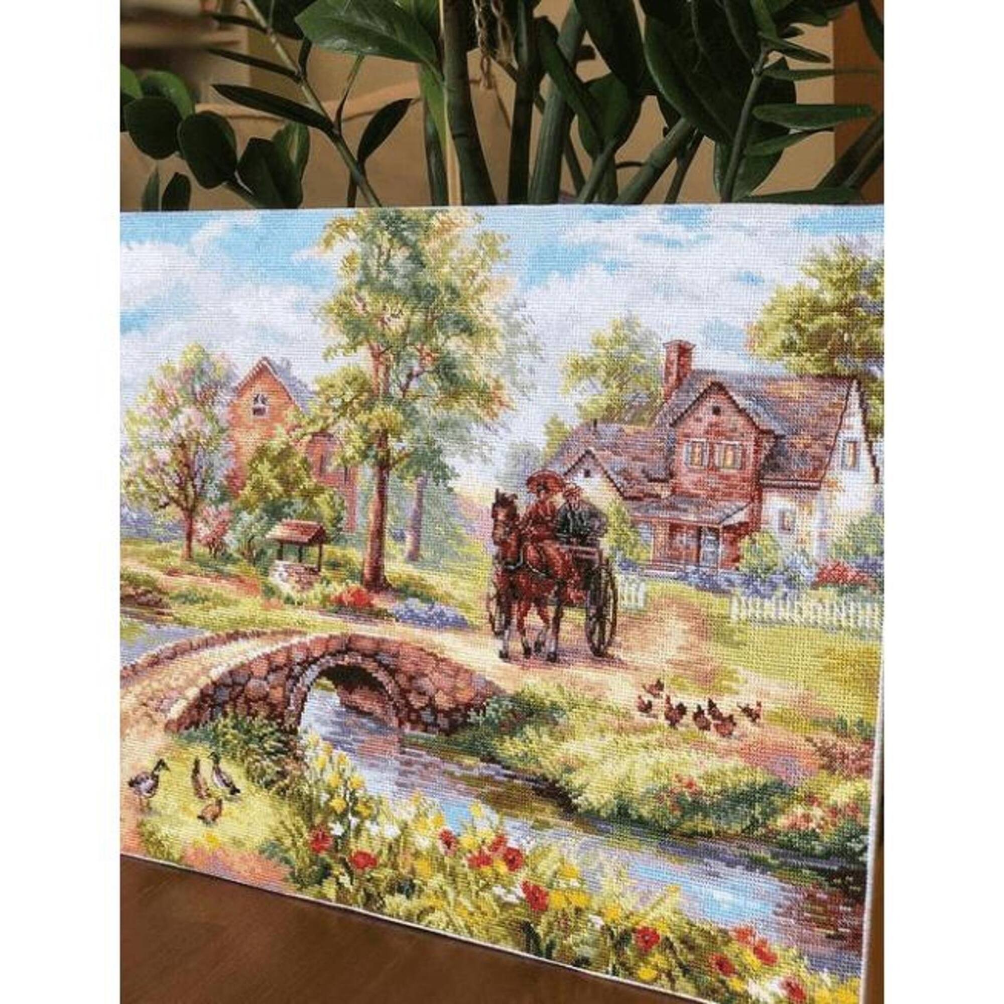 Alisa Sunday Walk Cross Stitch Kit